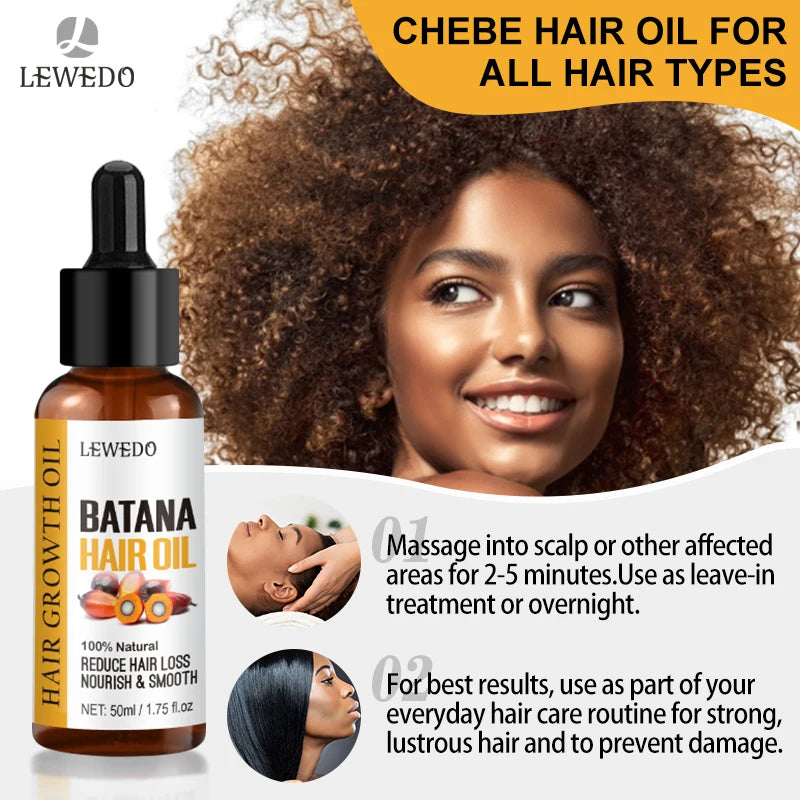 Lewedo Pure Batana Oil – Nourishing Hair Growth & Scalp Care (50ml)