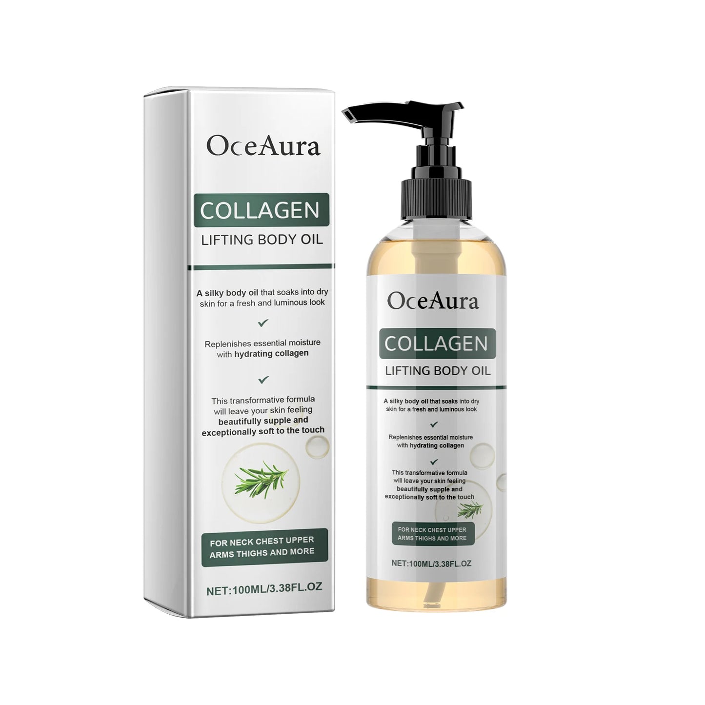 Collagen Firming Body Oil for Hydrated, Smoother Skin 100ml