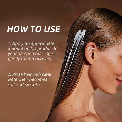 GZE Collagen Keratin Hair Mask | Deep Conditioning Treatment with Argan Oil, Coconut Oil & Shea Butter