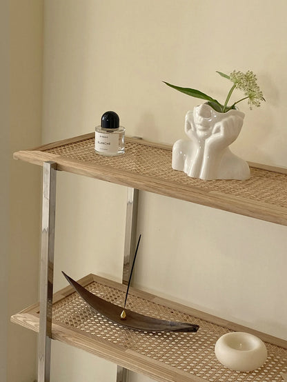 Human Face Makeup Brush Holder & Desktop Organizer