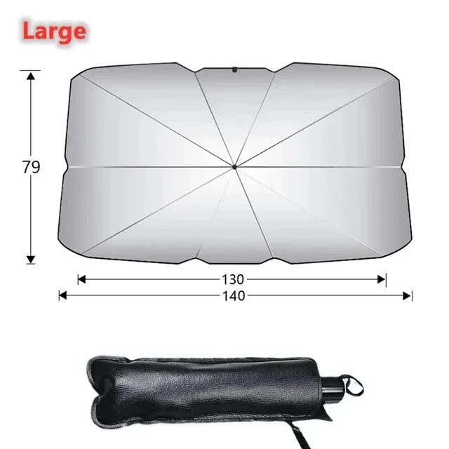 Car Windshield Sunshade Umbrella Foldable Heat Insulation