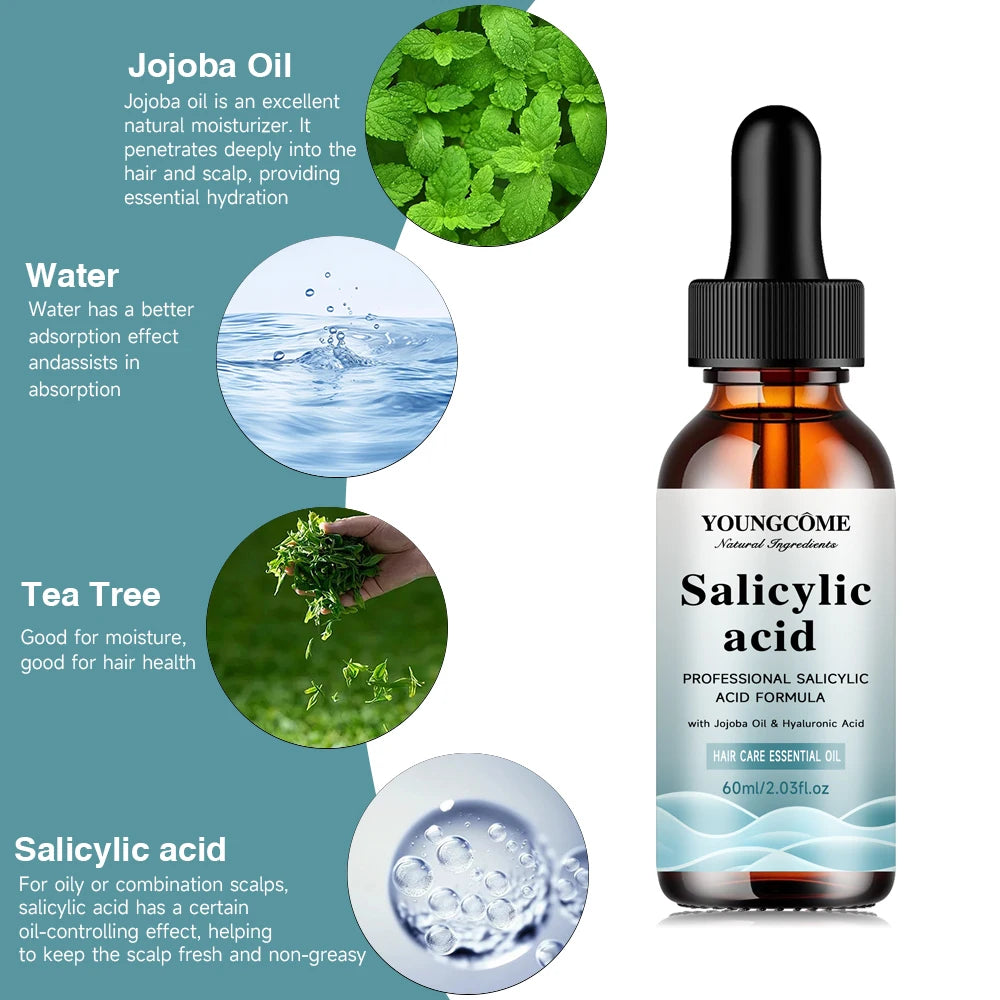 Salicylic Acid Hair Shampoo | Deep Cleansing & Moisturizing Hair Care
