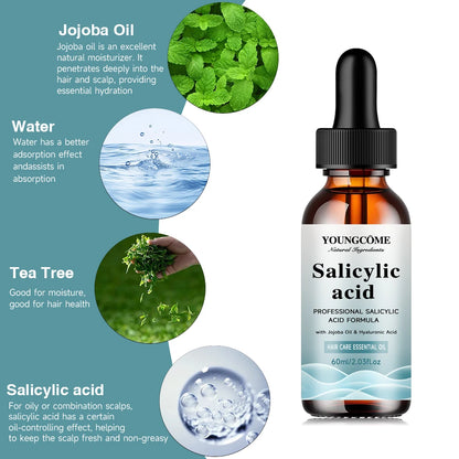 Salicylic Acid Hair Shampoo | Deep Cleansing & Moisturizing Hair Care