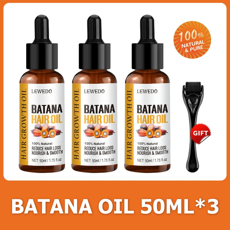 Lewedo Pure Batana Oil – Nourishing Hair Growth & Scalp Care (50ml)