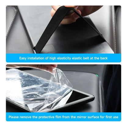 LED Car Makeup Mirror – USB Rechargeable HD Vanity Mirror