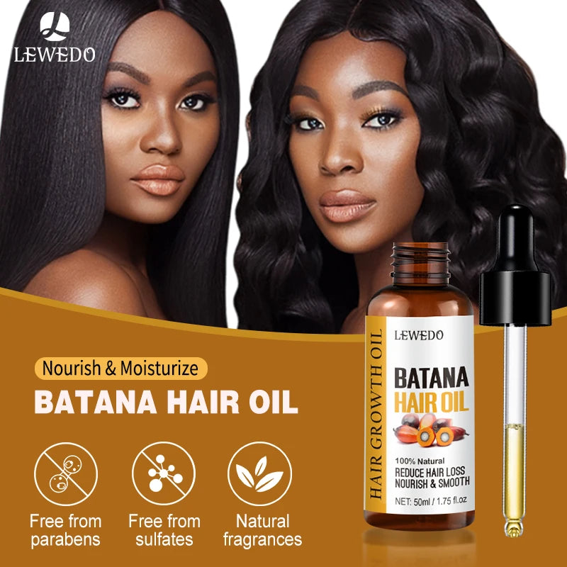 Lewedo Pure Batana Oil – Nourishing Hair Growth & Scalp Care (50ml)
