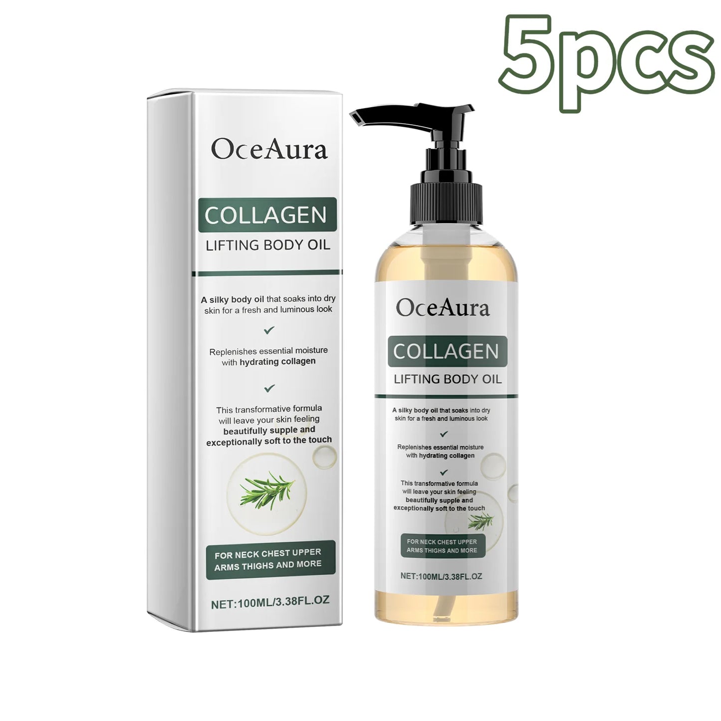 Collagen Firming Body Oil for Hydrated, Smoother Skin 100ml